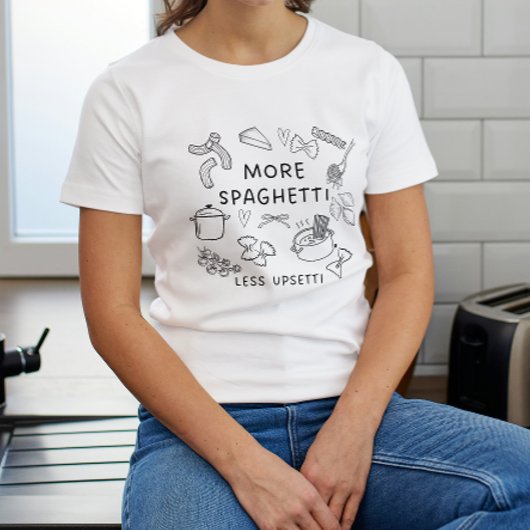 Pasta Lover Doodle T-shirt