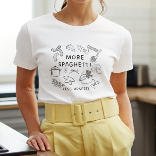 Pasta Lover Doodle T-shirt