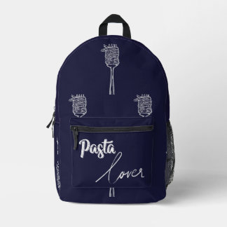 Pasta Lover-draagtas - Foodie-accessoires & inspir Bedrukte Rugzak