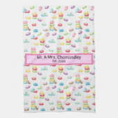 pasta Macaron Kitchen Towel Theedoek (Verticaal)