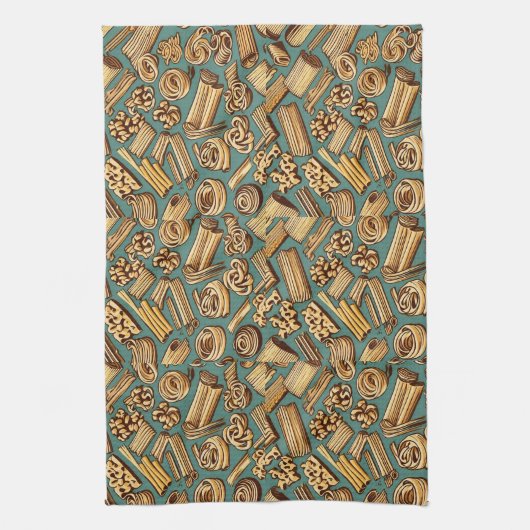 Pasta magie theedoek (Verticaal)