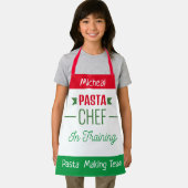 Pasta maken team- kinder schort (Insitu)