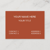 Pasta Makes Me Better Funny Pasta Restaurant Visitekaartje (Achterkant)