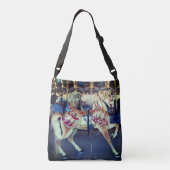 pasta Merry Go Round Carrousel Foto Crossbody Tas (Achterkant)