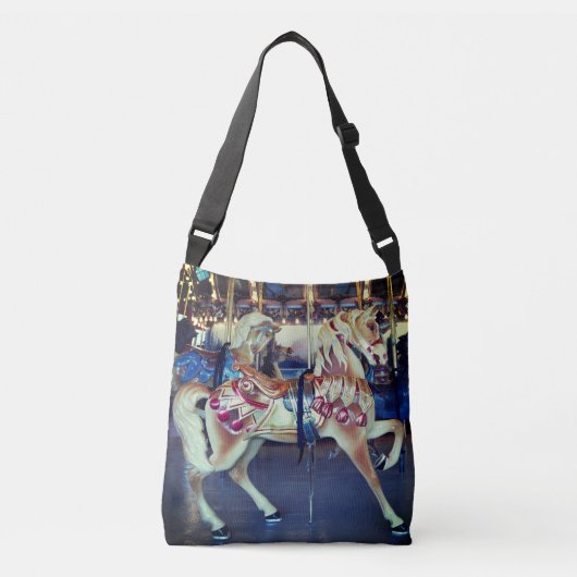 pasta Merry Go Round Carrousel Foto Crossbody Tas (Voorkant)