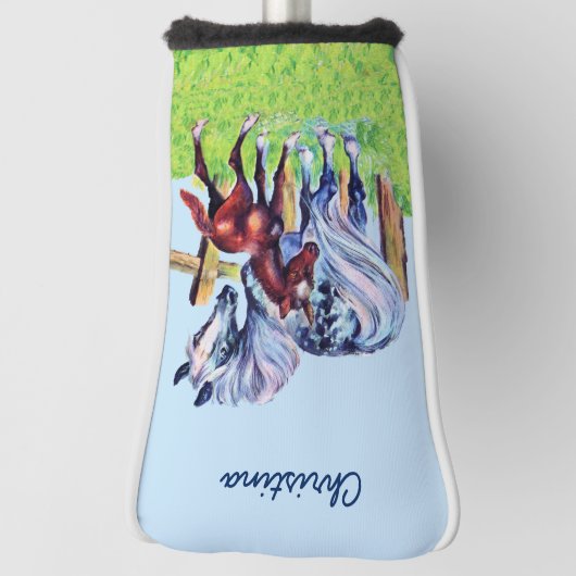  pasta met kleurcode liefhebbend moederpaard golfheadcover (Draai 90)