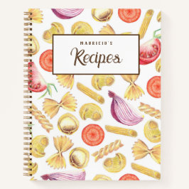 Pasta Mix Recipe Book Notitieboek
