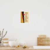 Pasta Namen Keuken Kunst poster (Keuken)