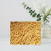 Pasta Night Dinner Invite Briefkaart (Staand voorkant)