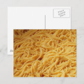 Pasta Night Dinner Invite Briefkaart (Voorkant / Achterkant)