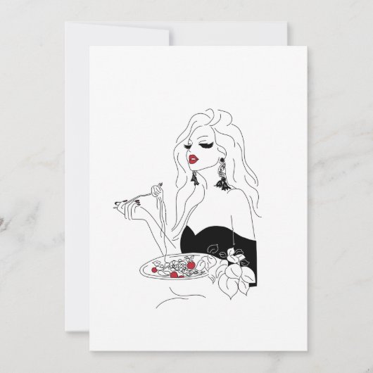 Pasta Night Kaart (Voorkant)