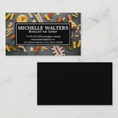 Pasta op Spoons Visitekaartje (Voorkant / Achterkant)