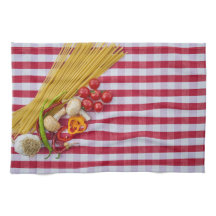 Pasta paddenstoel Tomato Kitchen Towelen