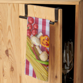 Pasta paddenstoel Tomato Kitchen Towelen Theedoek