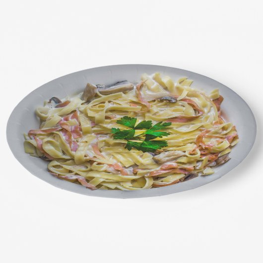 pasta papieren bordje (Gekanteld)