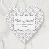 Pasta Patroon Dat's Amore Italiaanse Bruidsdouche Bedankjes Labels (Voorkant)