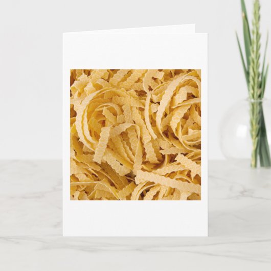 Pasta Pattern Pasta Lover Pasta Patronen Kaart (Voorkant)