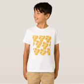 Pasta Pattern Pasta Lover Pasta Patronen T-shirt (Voorkant volledig)