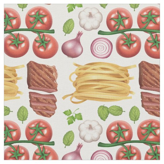Pasta Pattern-structuur Stof (Close Up)