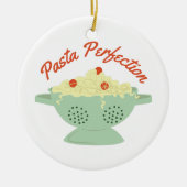 Pasta Perfection Keramisch Ornament (Voorkant)