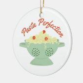 Pasta Perfection Keramisch Ornament (Links)
