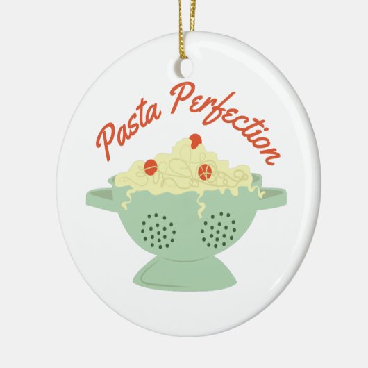 Pasta Perfection Keramisch Ornament (Links)