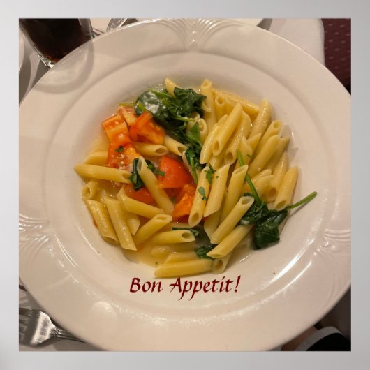 Pasta Photo Poster (Voorkant)