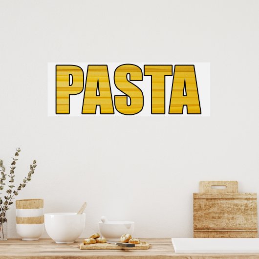 Pasta Poster (Keuken)