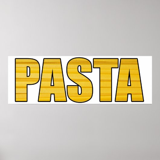 Pasta Poster (Voorkant)