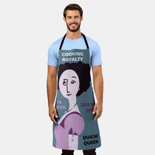 Pasta Princess Dessert Diva Quiche Queen Schort (Gedragen)