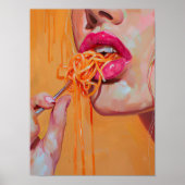 Pasta Print Eclectic Print Maximalist Print Colorf (Voorkant)