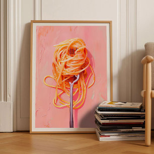 Pasta Print Eclectische Print Maximalistische Prin