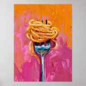 Pasta Print Eclectische Print Maximalistische Prin (Voorkant)