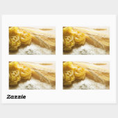 pasta rechthoekige sticker (Vel)