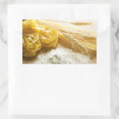 pasta rechthoekige sticker (Tas)
