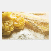 pasta rechthoekige sticker (Voorkant)