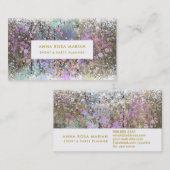 *~*  pasta Rustisch hout Visitekaartje (Voorkant / Achterkant)