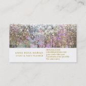 *~*  pasta Rustisch hout Visitekaartje (Achterkant)