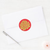 Pasta Shells Ronde Sticker (Envelop)