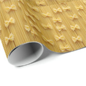 Pasta Spaghetti Noodles Abstract Cadeaupapier (Rol Hoek)