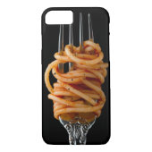 Pasta spun op een vork, Food Spaghetti Case-Mate iPhone Case (Achterkant)