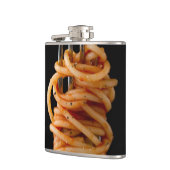 Pasta spun op een vork, Food Spaghetti Heupfles (Links)