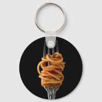 Pasta spun op een vork, Food Spaghetti