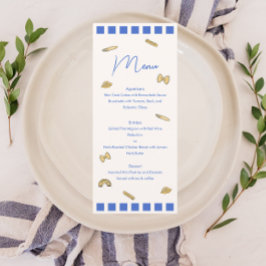 Pasta tekeningen Bruiloft Menu