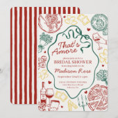Pasta Thats Amore Italian Brunch Bridal Shower Kaart (Voorkant / Achterkant)
