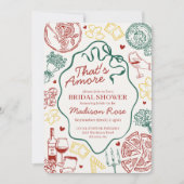 Pasta Thats Amore Italian Brunch Bridal Shower Kaart (Voorkant)