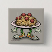 pasta vierkante button 5,1 cm (Voorkant)