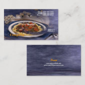 Pasta-Visitekaartje Visitekaartje (Voorkant / Achterkant)