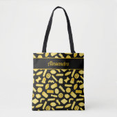 Pasta Vormen Patroon Italiaanse Food Lover Tote Bag (Voorkant)