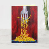 Pasta-wenskaart Kaart (Voorkant)